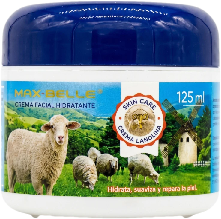 Crema de lanolina Max-Belle 125 ml — Hierbas Medicinales Rengo