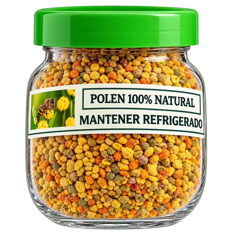 Polen de abeja envasado, listo para comprar